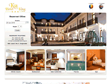 Tablet Screenshot of hotel-king.ro