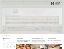 Tablet Screenshot of hotel-king.it
